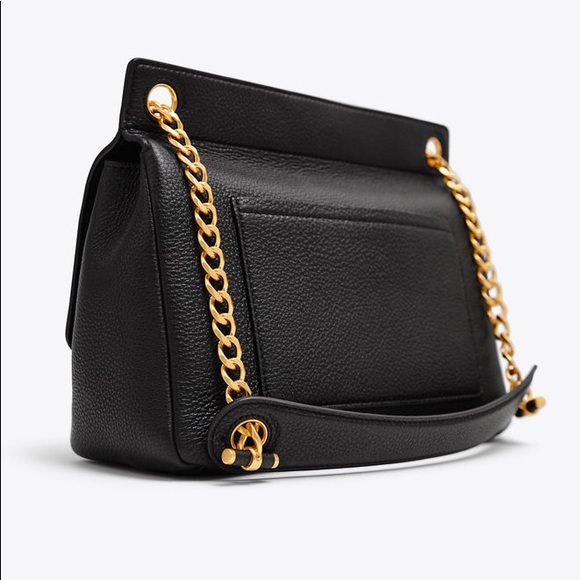 Tory Burch Chelsea flap Red shoulder bag NEW - Picture 4 of 8